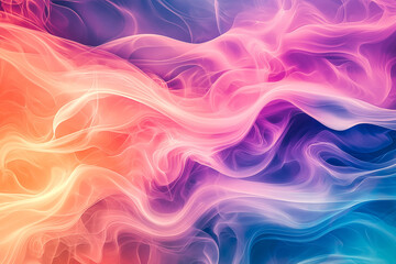 Obraz premium Abstract Smoke Swirls for Mysterious Design Use