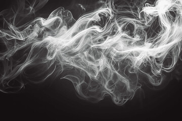 Fototapeta premium Abstract Smoke Swirls for Mysterious Design Use