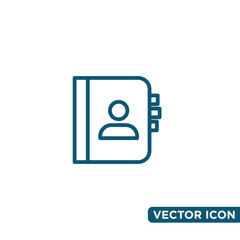 Minimalist Contact Person Icon Design Template