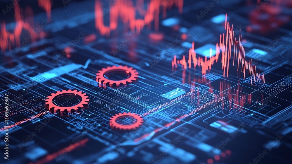 Poster Complex Data Network with Red Gears and Dynamic Circuit Integrations : Generative AI