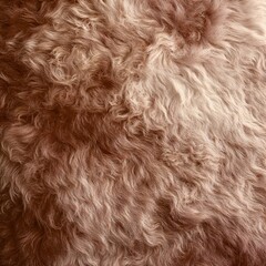 Naklejka premium Fluffy texture of soft wool in warm shades for background and textile design