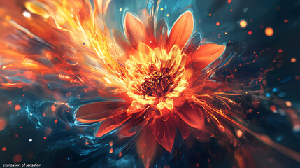 "explosion of sensation". Vesperal. Illustration