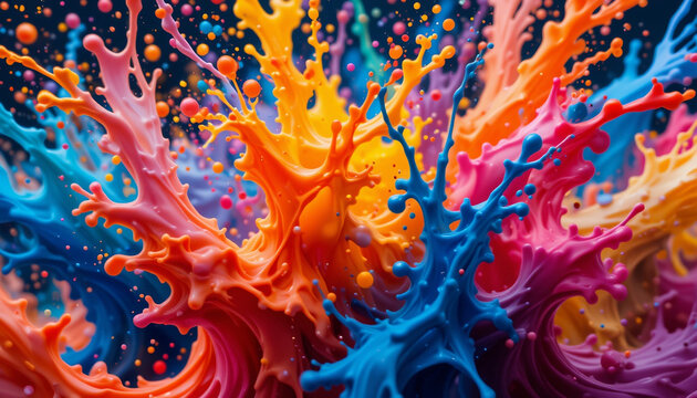 Vibrant Splashes: Exploring the Art of Color Explosion Photography for Dynamic Design Projects