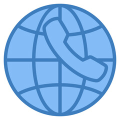 Global Communication Icon Element For Design