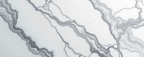 Swirling veins of white and gray marble, abstract texture , shadow, pattern