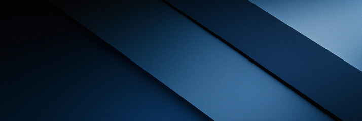 Dark blue abstract background with overlapping diagonal stripes creating modern and minimalist design