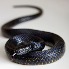 Naklejka premium close up of a snake