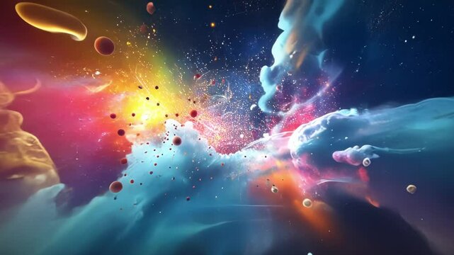 The explorers studying the effects of subatomic reactions and collisions revealing secrets of the particle world.