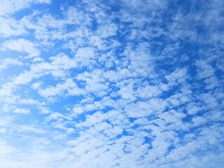 blue sky with clouds
