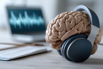 Healing sound Cognitive boost, Audio : alpha wave and peaceful music enhancing memory, intelligence, focusing on relaxation through serene sound, supporting mental well-being with tranquil listening.