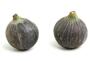 Obraz premium Fig alone on white backdrop