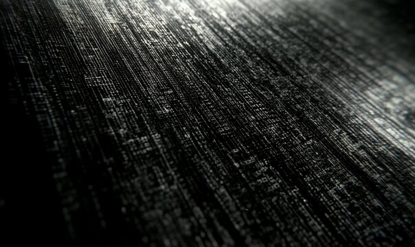 Abstract digital data stream, glowing lines, binary code, technology background.