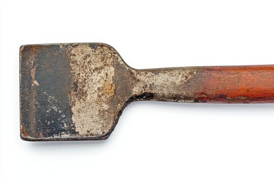Isolated flat chisel on a white background