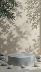 Abstract minimal nature scene 