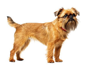 Brussels Griffon isolated on transparent background