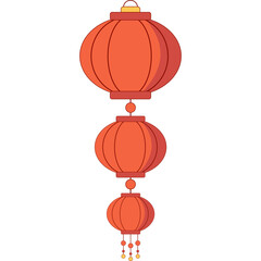 Traditional Chinese Lantern Illustration