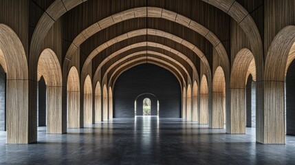 Exploring structural bamboo's unique properties reveals its potential to transform the building industry, dark gray background.