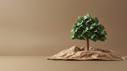 Water conservation practices, earthy brown background underscores significance of saving water for future generations.