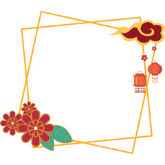 Obraz premium Chinese New Year Frame