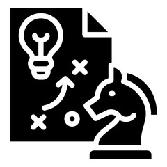 Fototapeta premium Strategic Planning Icon