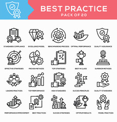 Best Practice Line Icon Collection