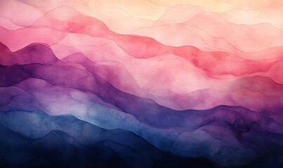 watercolor hues flow seamlessly into abstract and ethereal patterns., Generative AI