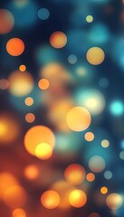 Obraz premium A soft-focus background of colorful orbs creating a dreamy, abstract atmosphere.