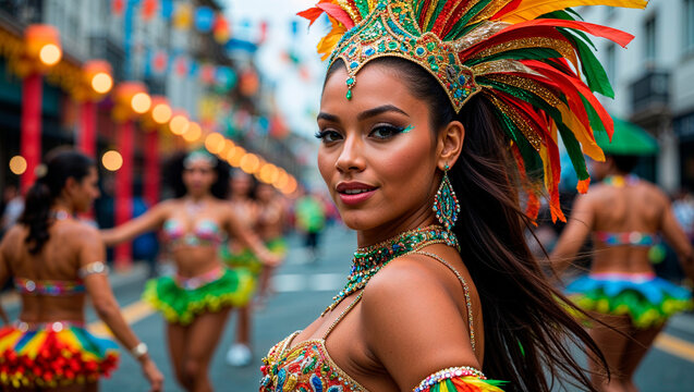 Express&atilde;o Cultural: Musa no Desfile de Carnaval