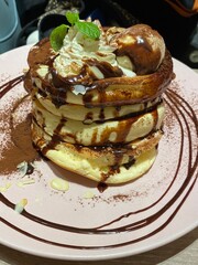 チョコパンケーキ