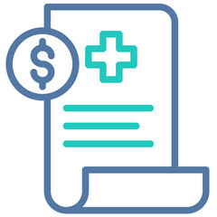 Obraz premium Medical Expense Icon