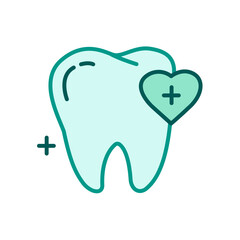 Healty teeth illustration