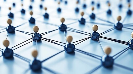 Global Network Connectivity: A Visual Representation of Interconnection and Collaboration in a Digital World