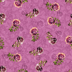 Beautiful all over multi flower pattern mobile cover print computer wallpaper design bed sheet print digital flowers allover