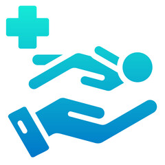 Obraz premium Patient Care Icon