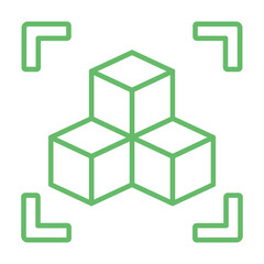 Obraz premium Cubes Icon