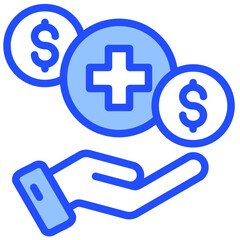 Obraz premium Medical Cost Icon
