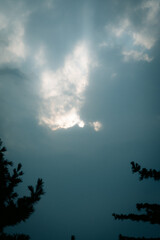 Naklejka premium 하늘