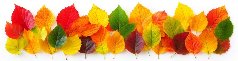 Fototapeta premium Background of autumn leaves in a natural setting for Adobe Stock
