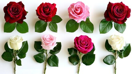 Fototapeta premium Dark red rose on a black background - beautiful and elegant floral composition for design projects