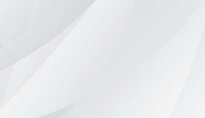 Abstract White Background with Blue Wavy Lines and Curves