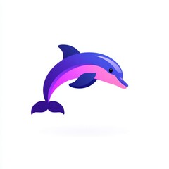 Charming 3D Dolphin Design with Playful Expression and Dynamic Motion Capturing the Joyful Spirit of Marine Life and Oceanic Adventures