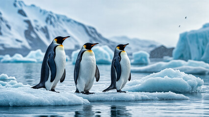 Fototapeta premium Penguins in the Wild