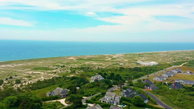 Aerial View of Nantucket Island