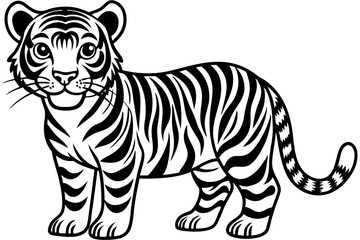 Cute animal vector art illustration design