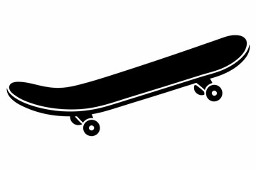 skateboard silhouette, skateboard vector illustration, skateboard icon