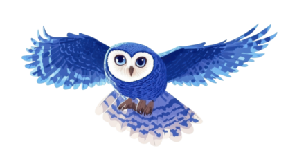 Owl, transparent background