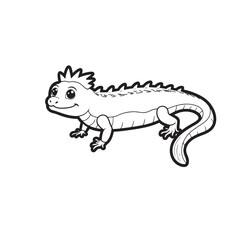 Amphibians are those animals on white background 
Frog, Crocodile, Alligator, Monitor lizard, Salamander, Toad, Newt, Iguana, Snake, Green dragon lizard, Snake