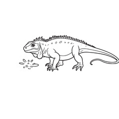 Amphibians are those animals on white background 
Frog, Crocodile, Alligator, Monitor lizard, Salamander, Toad, Newt, Iguana, Snake, Green dragon lizard, Snake