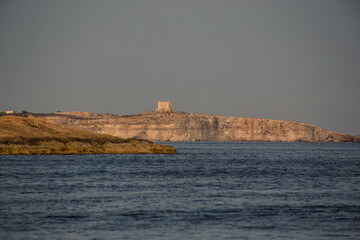 Fortification in a mediterranean island