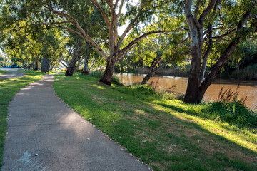 Queens Park river walk at Warwick, QLD, Australia